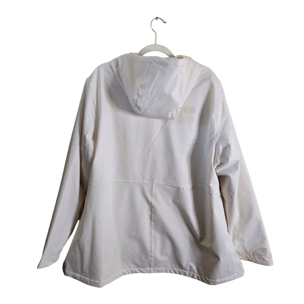 The North Face NWOT Shelbe Raschel Fleece Hooded Jacket Gardenia White Size 3X - Picture 3 of 14